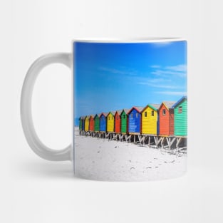 Famous Cape Town beach - Muizenberg Mug